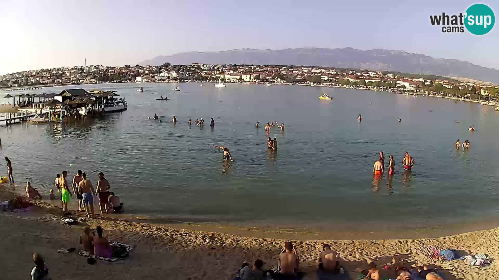 Novalja webcam – spiaggia cittadina