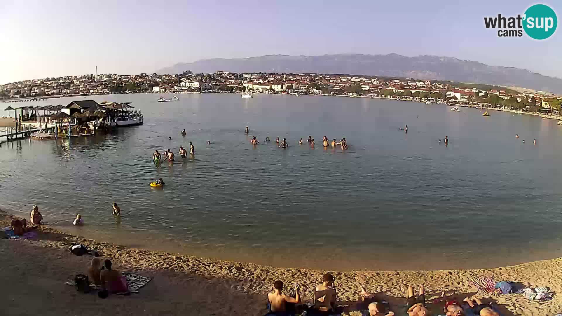 Novalja livecam – plage de la ville