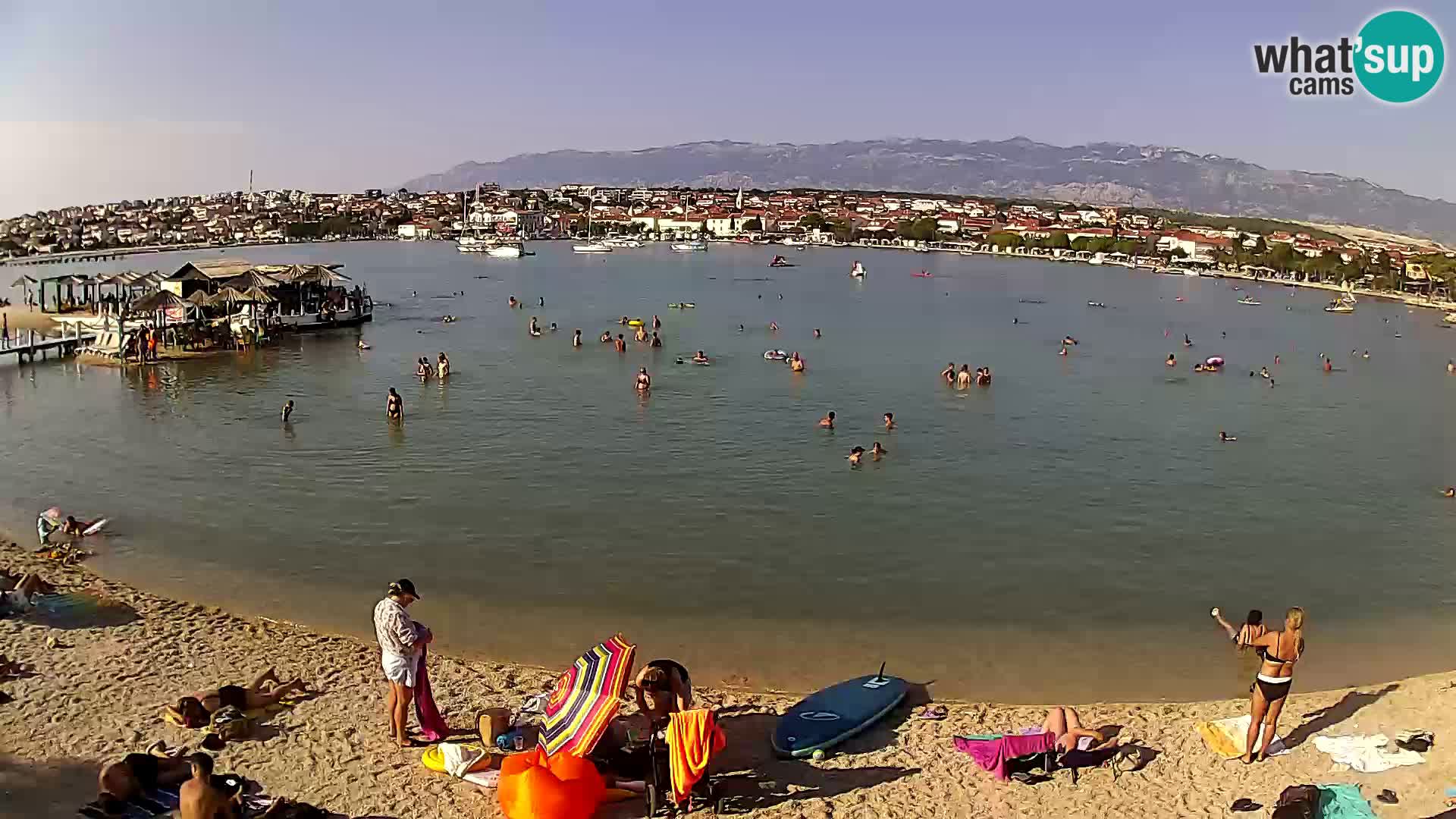 Novalja webcam – spiaggia cittadina