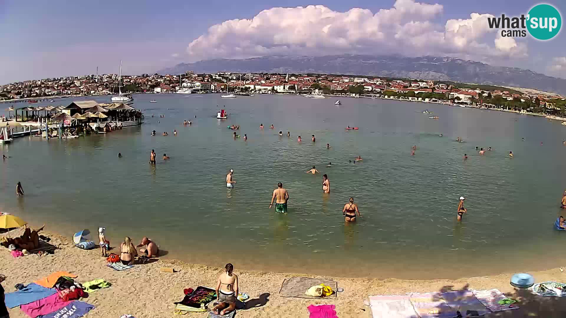 Novalja Kamera u živo – gradska plaža
