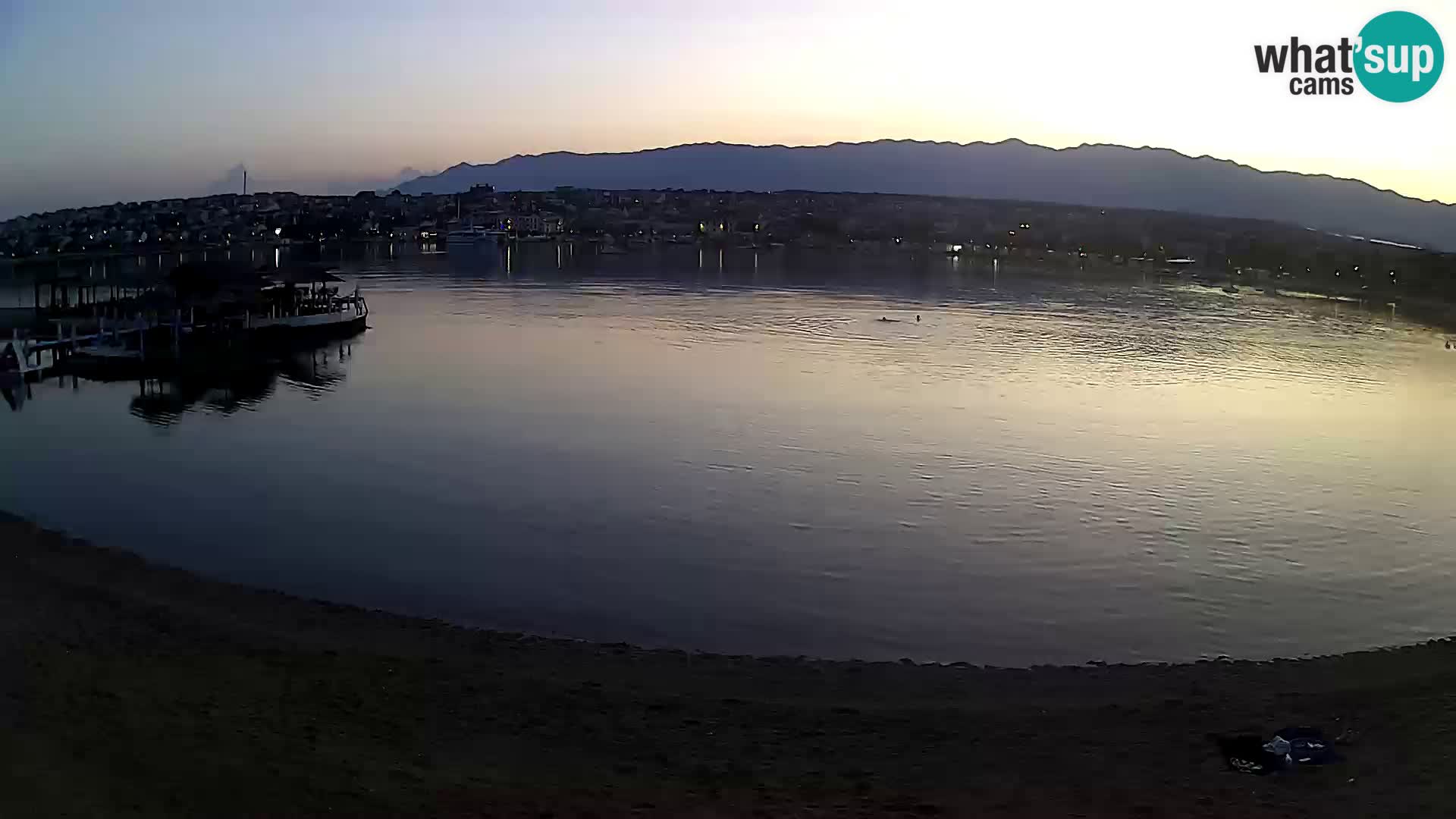 Novalja livecam – plage de la ville