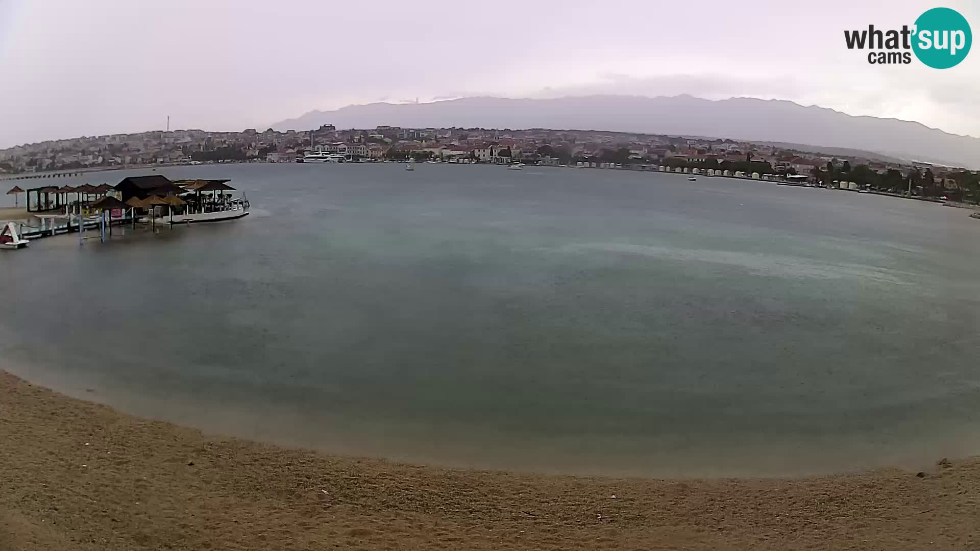 Novalja Kamera v živo – mestna plaža