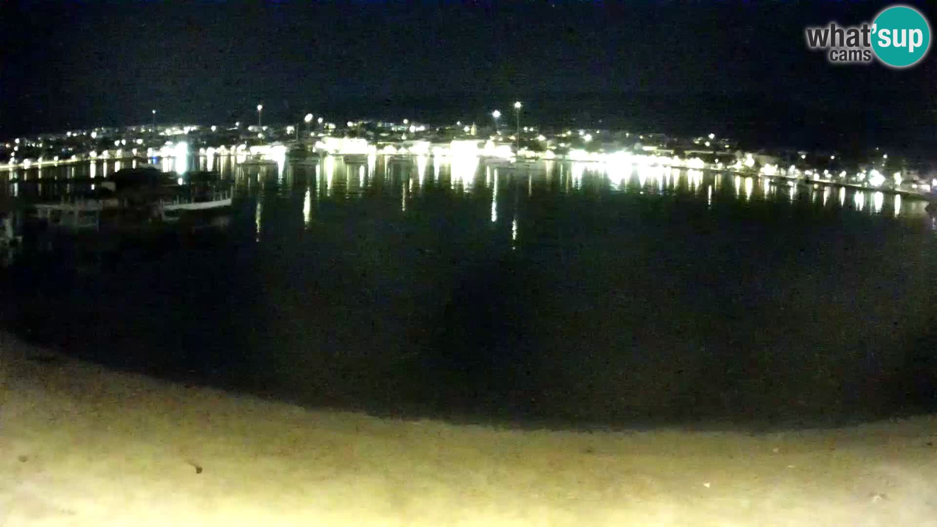 Novalja livecam – plage de la ville