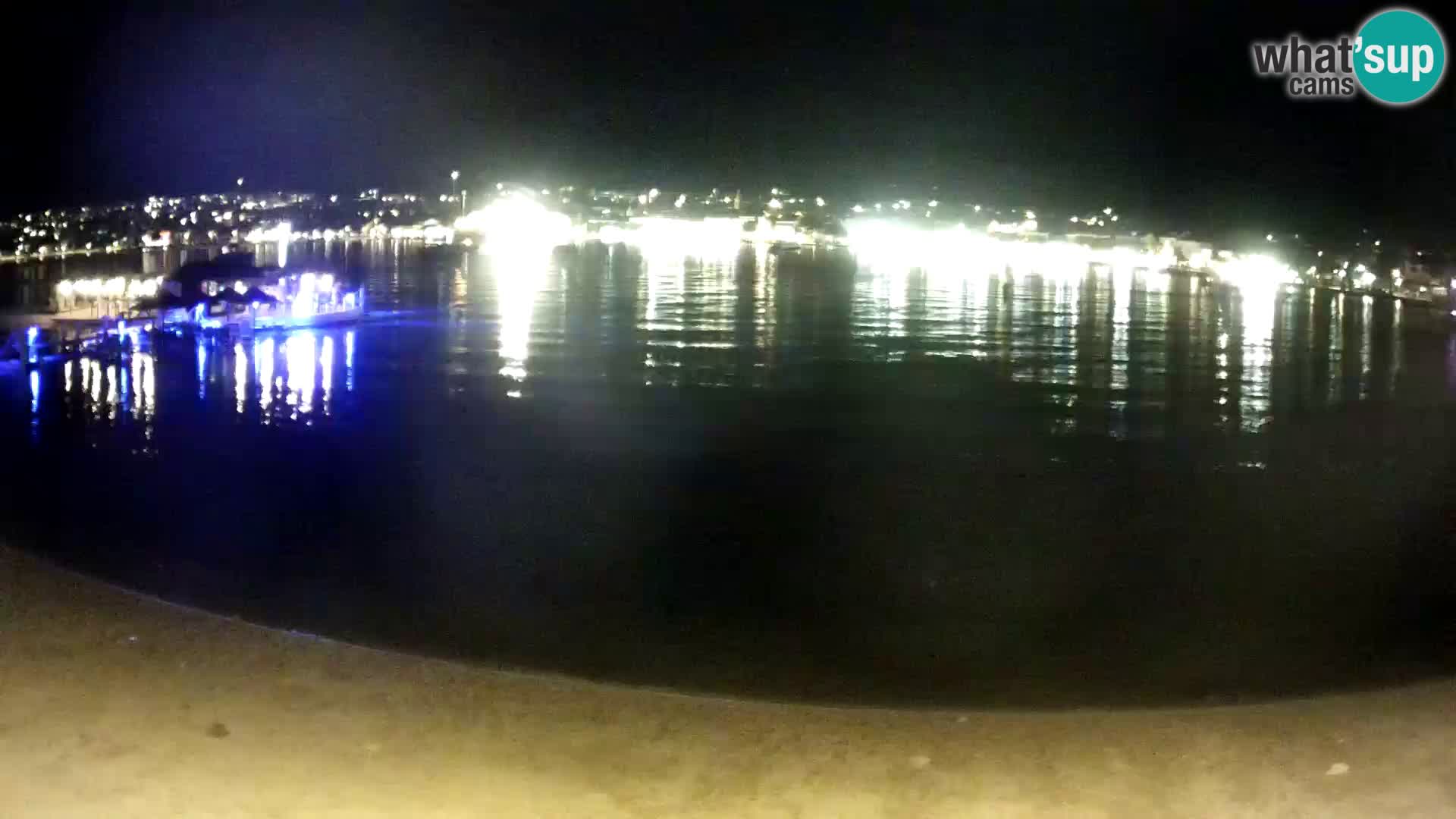 Novalja livecam – plage de la ville