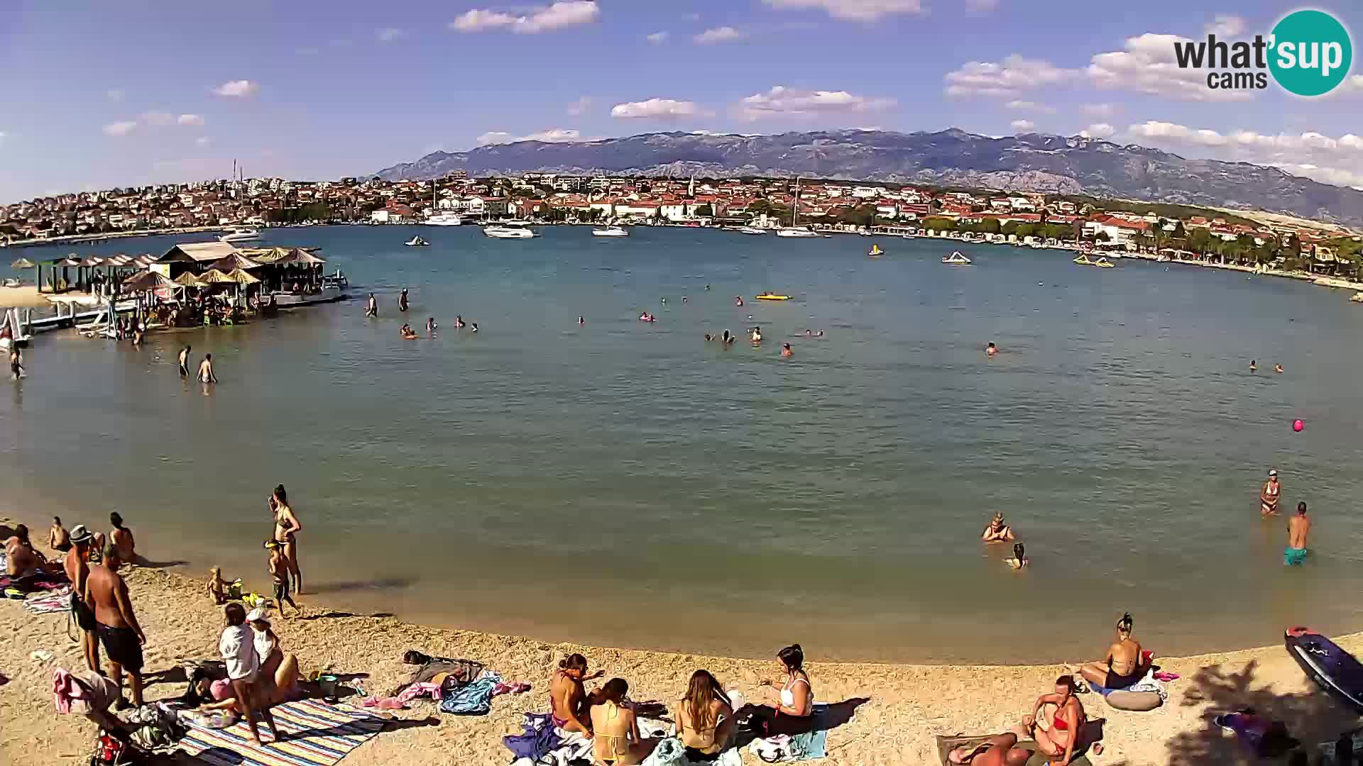 Live webcam Novalja – The Town beach