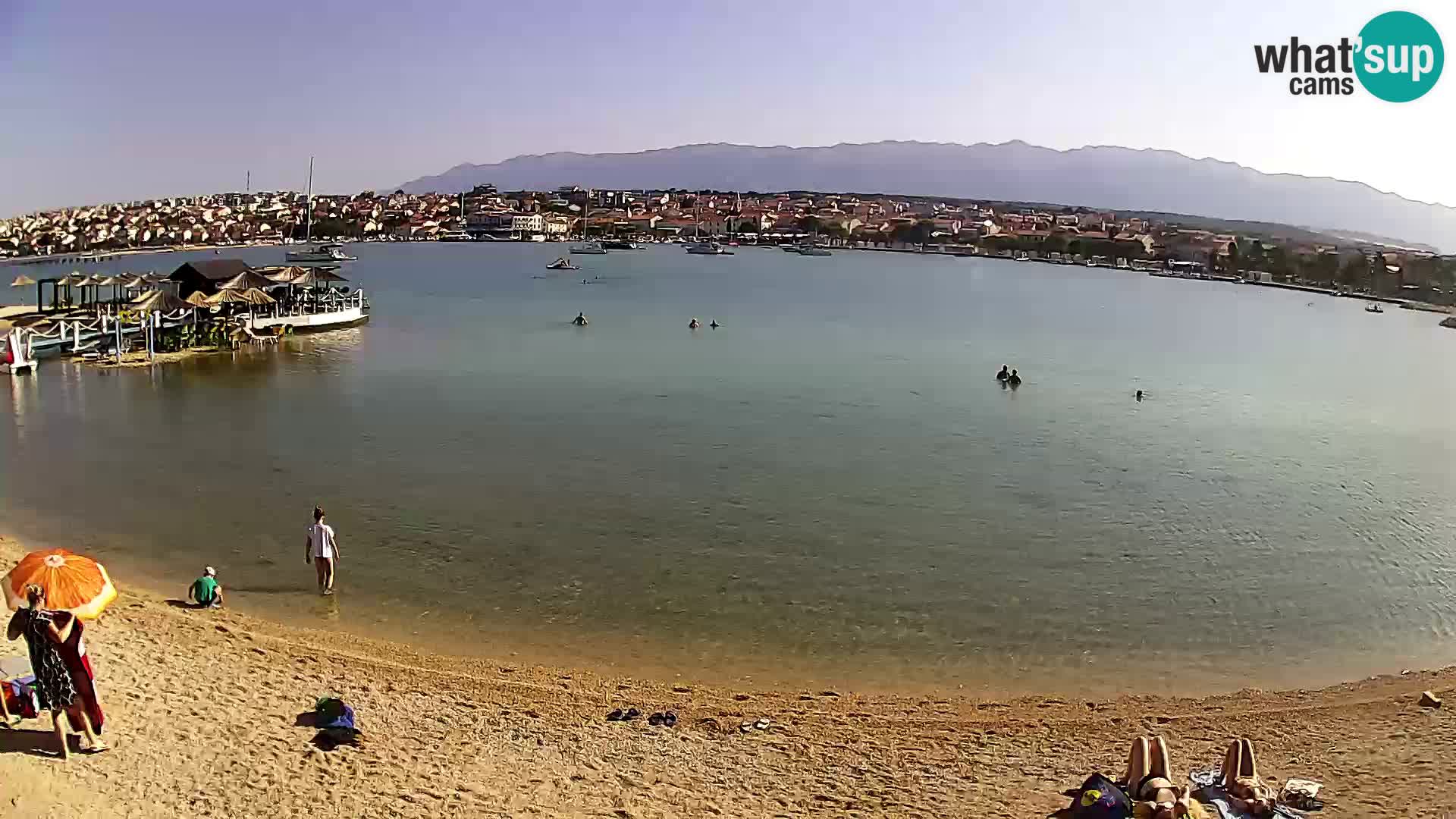 Novalja Kamera u živo – gradska plaža