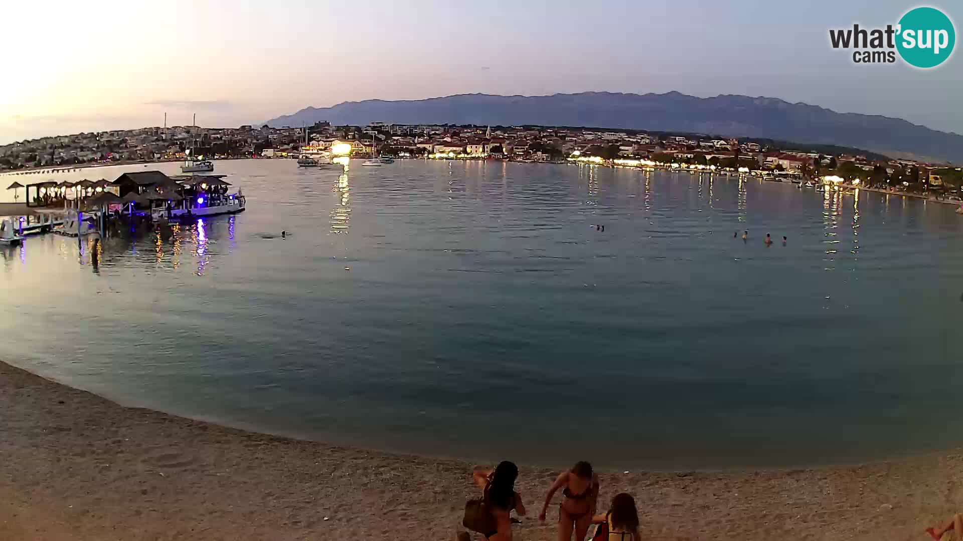 Live webcam Novalja – The Town beach