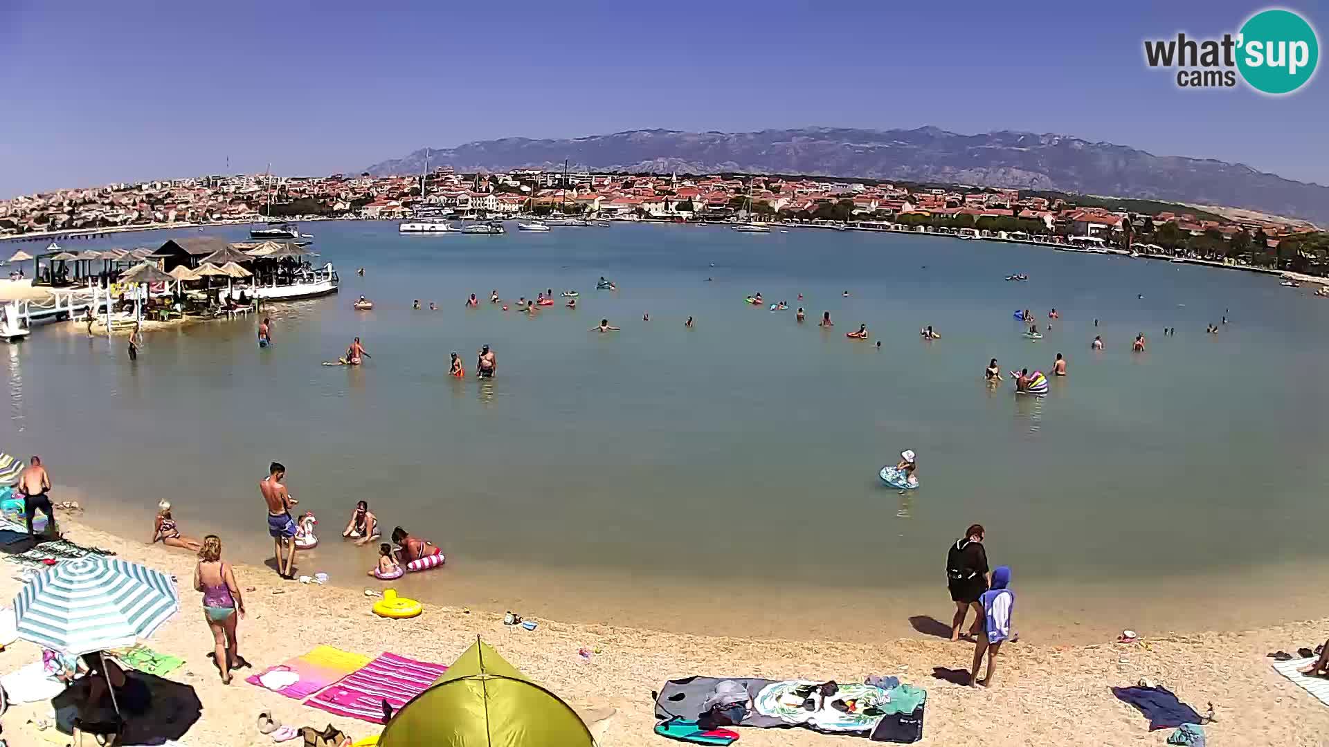 Novalja Kamera u živo – gradska plaža