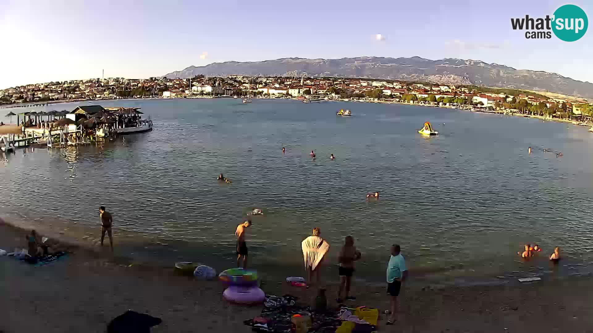 Novalja Kamera u živo – gradska plaža
