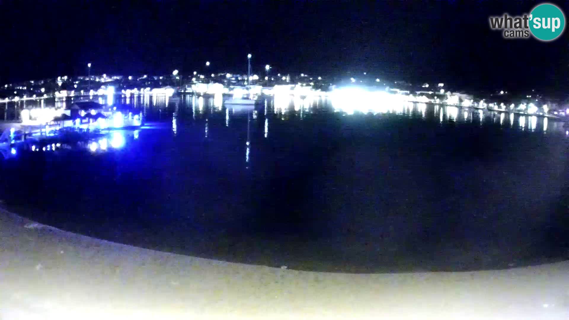 Novalja livecam – plage de la ville