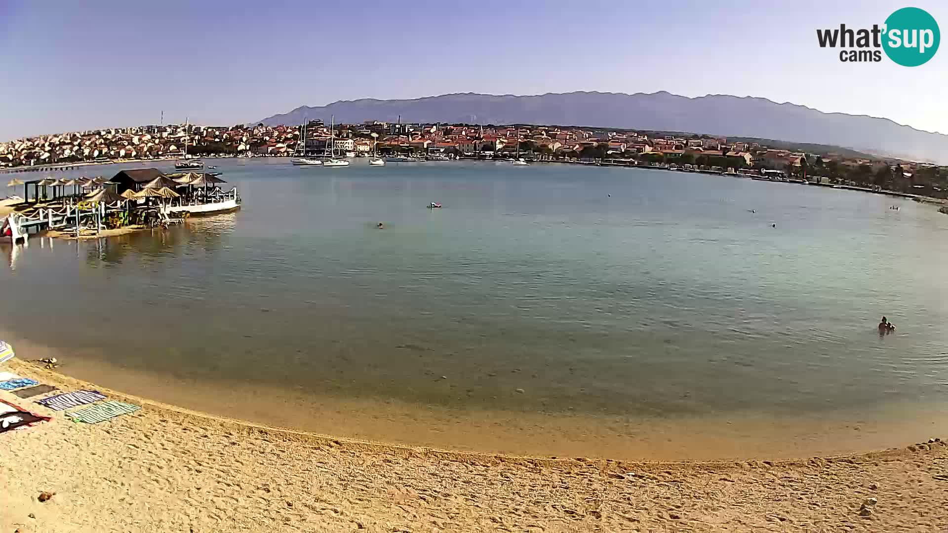 Webcam Novalja – Stadtstrand