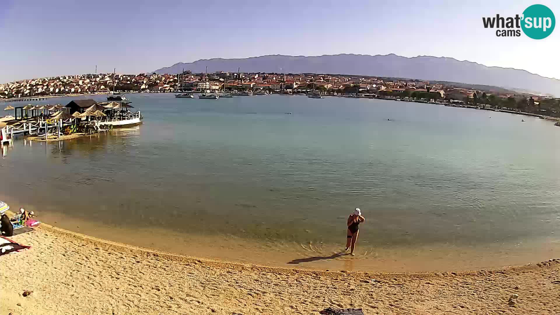 Novalja Kamera u živo – gradska plaža