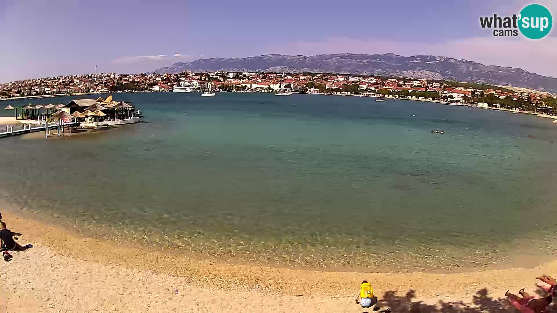 Novalja Kamera u živo – gradska plaža