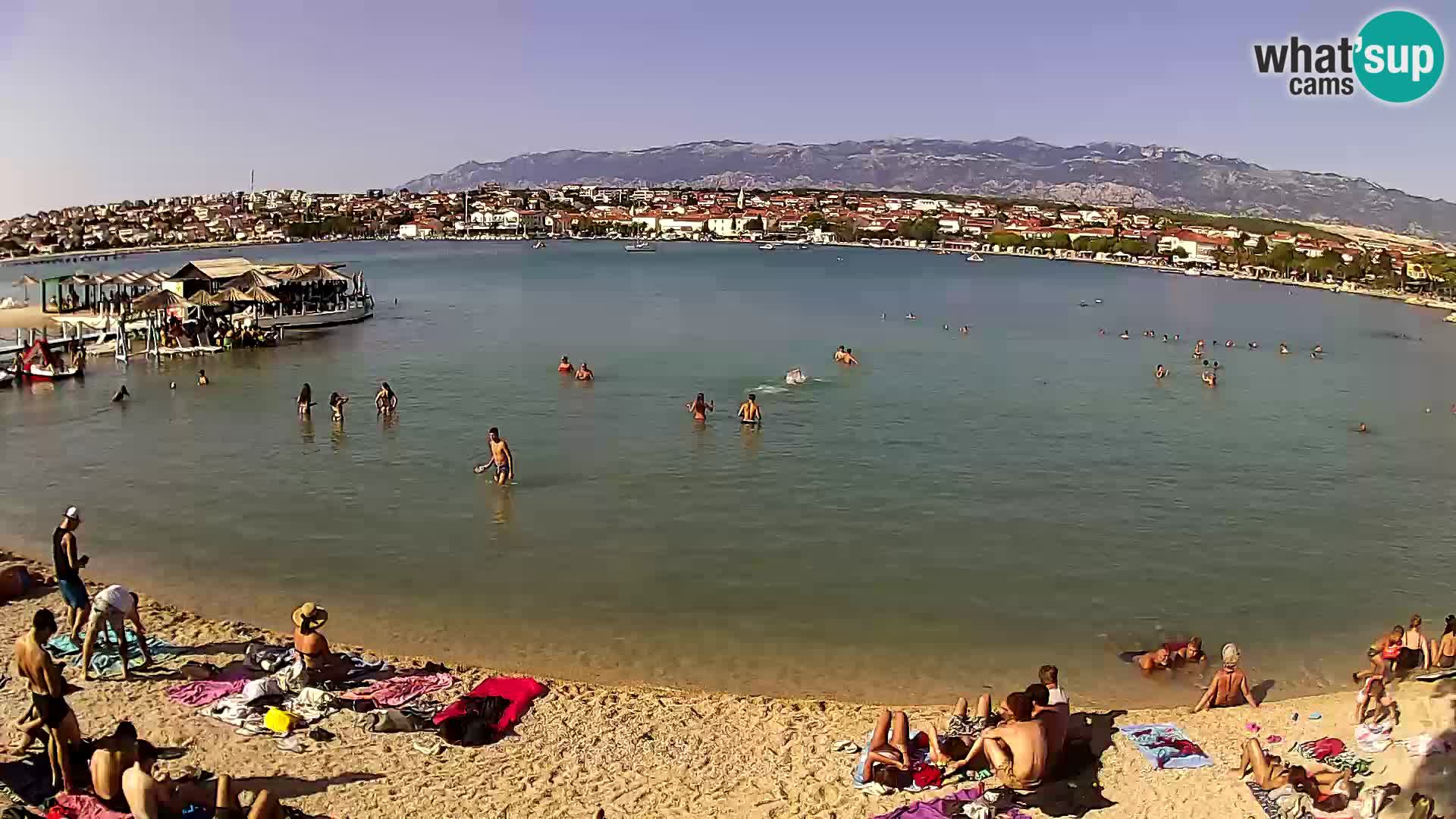 Novalja Kamera u živo – gradska plaža