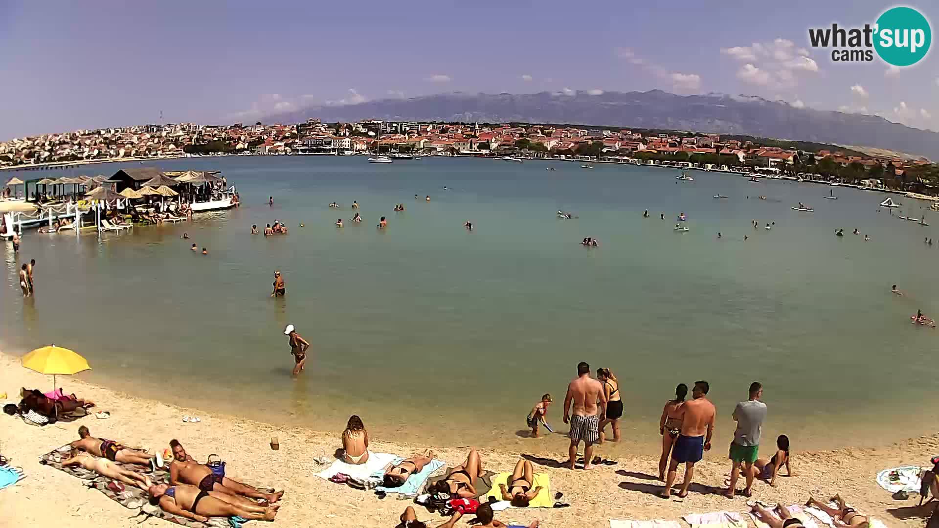 Novalja Kamera u živo – gradska plaža
