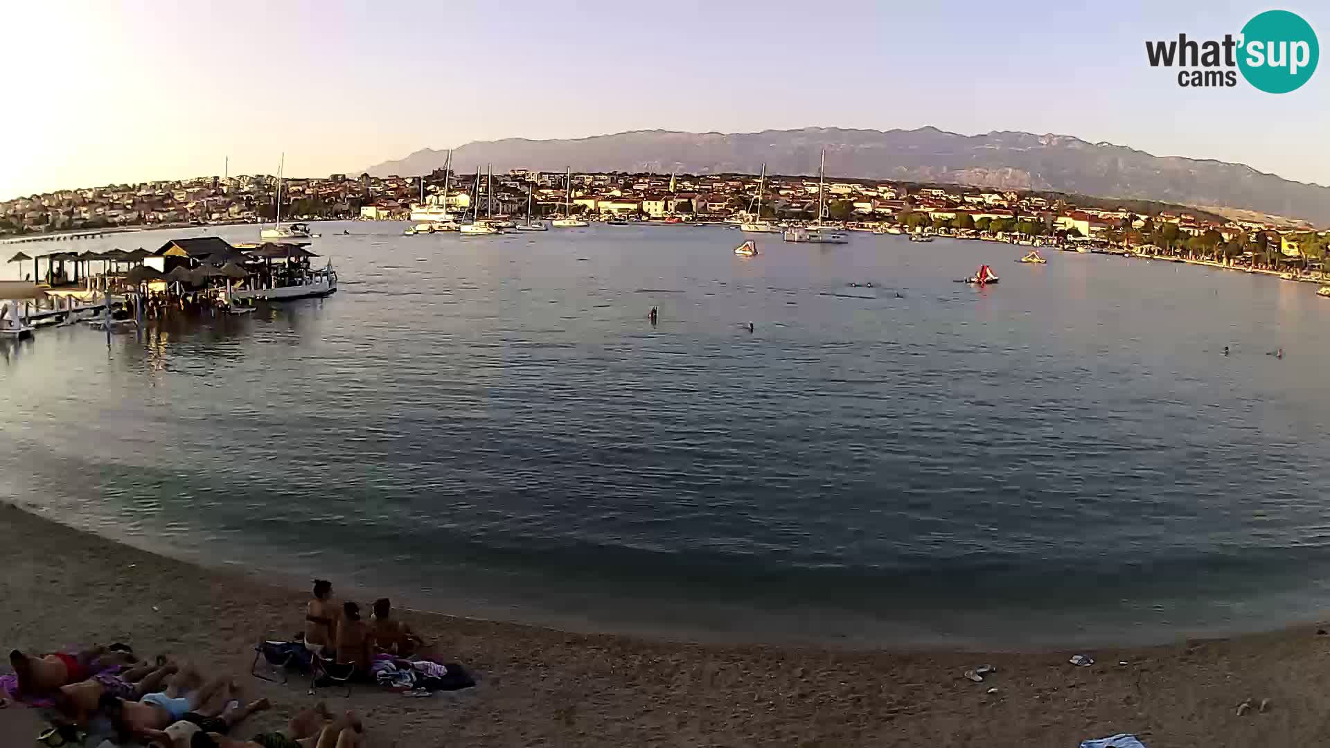 Live webcam Novalja – The Town beach