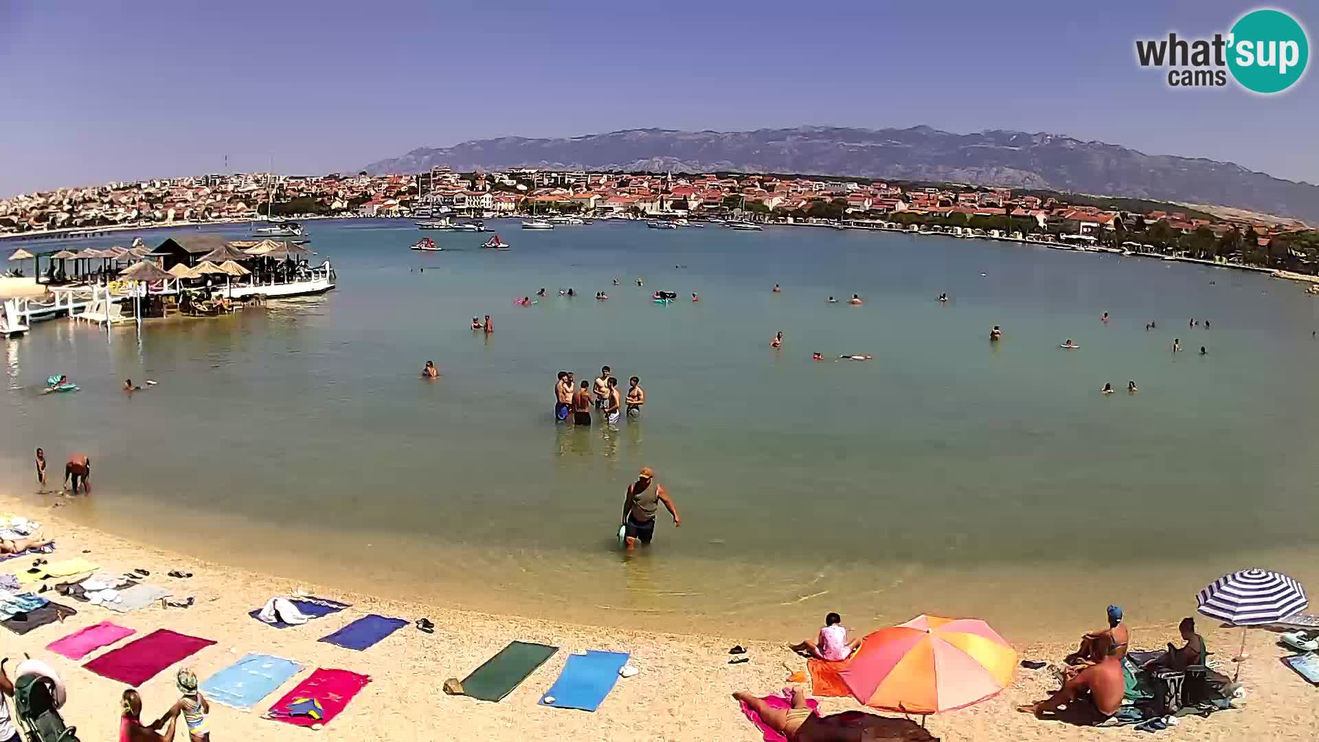 Novalja Kamera u živo – gradska plaža