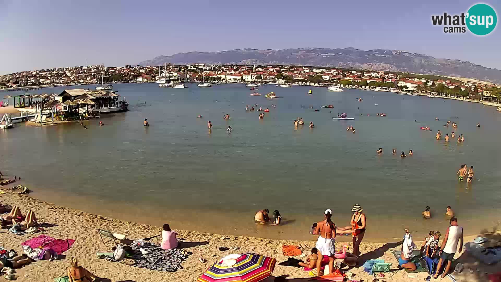 Novalja Kamera u živo – gradska plaža