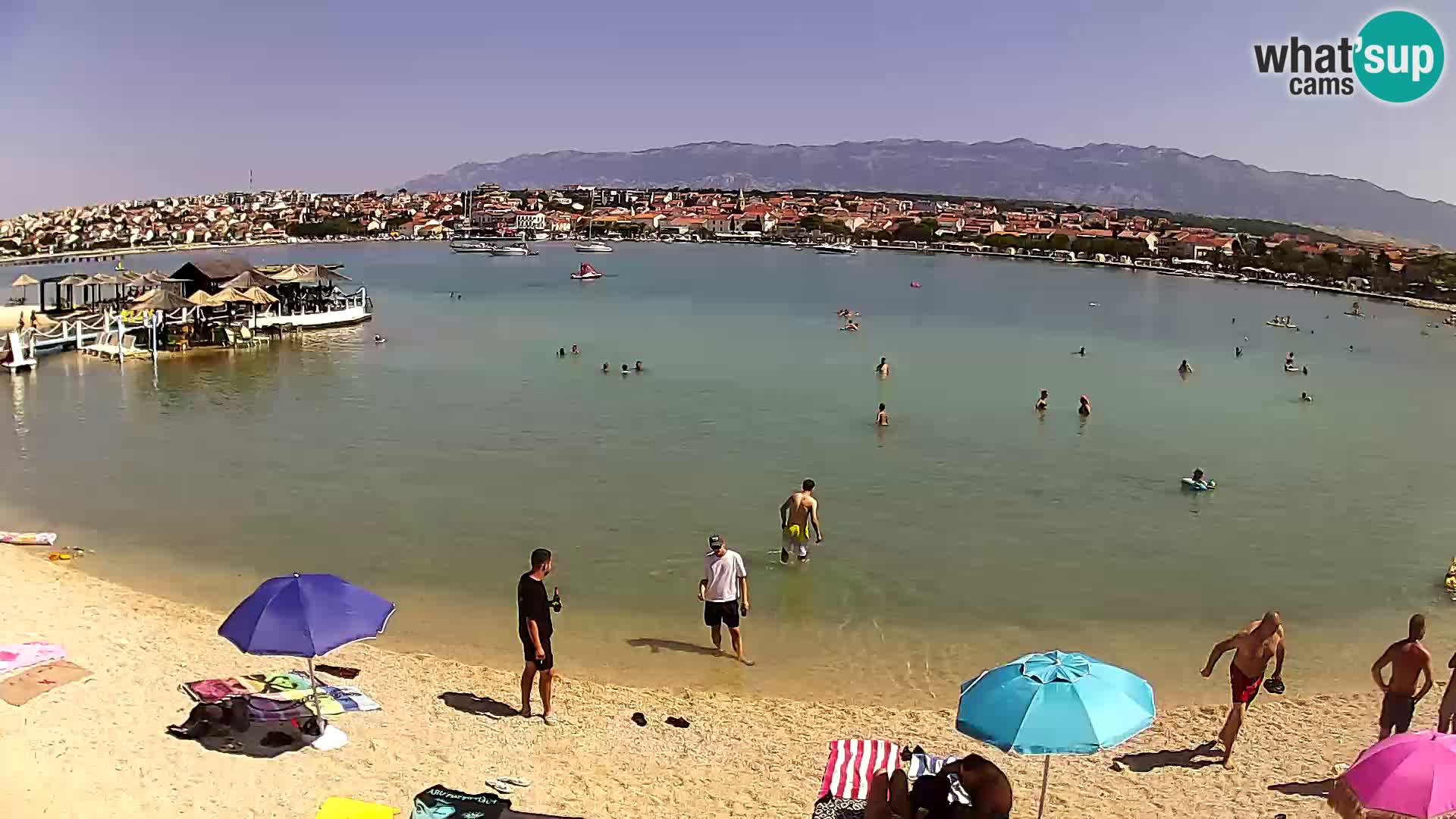 Novalja Kamera u živo – gradska plaža