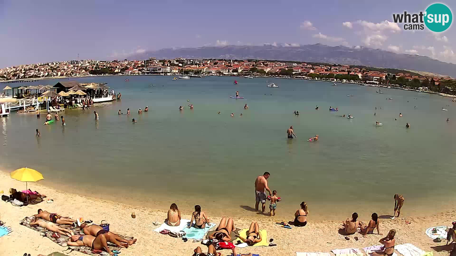 Novalja Kamera u živo – gradska plaža