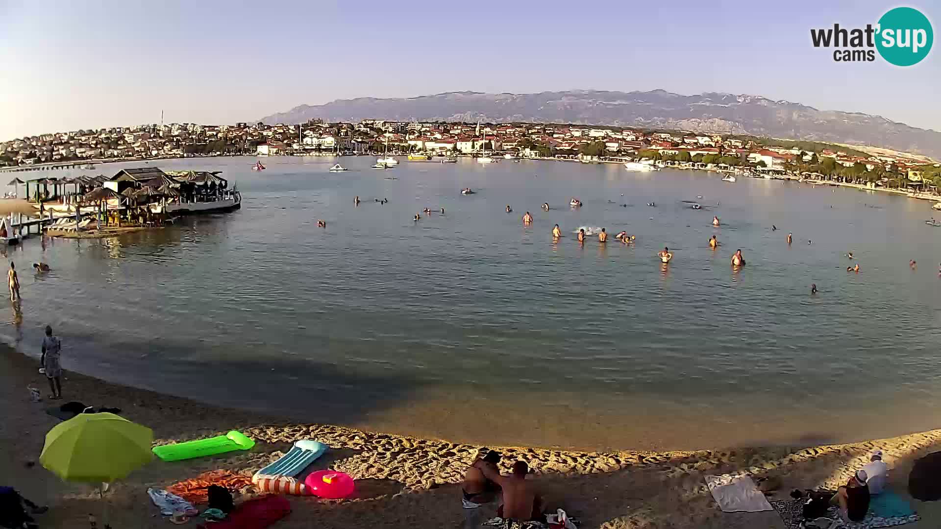 Novalja Kamera u živo – gradska plaža