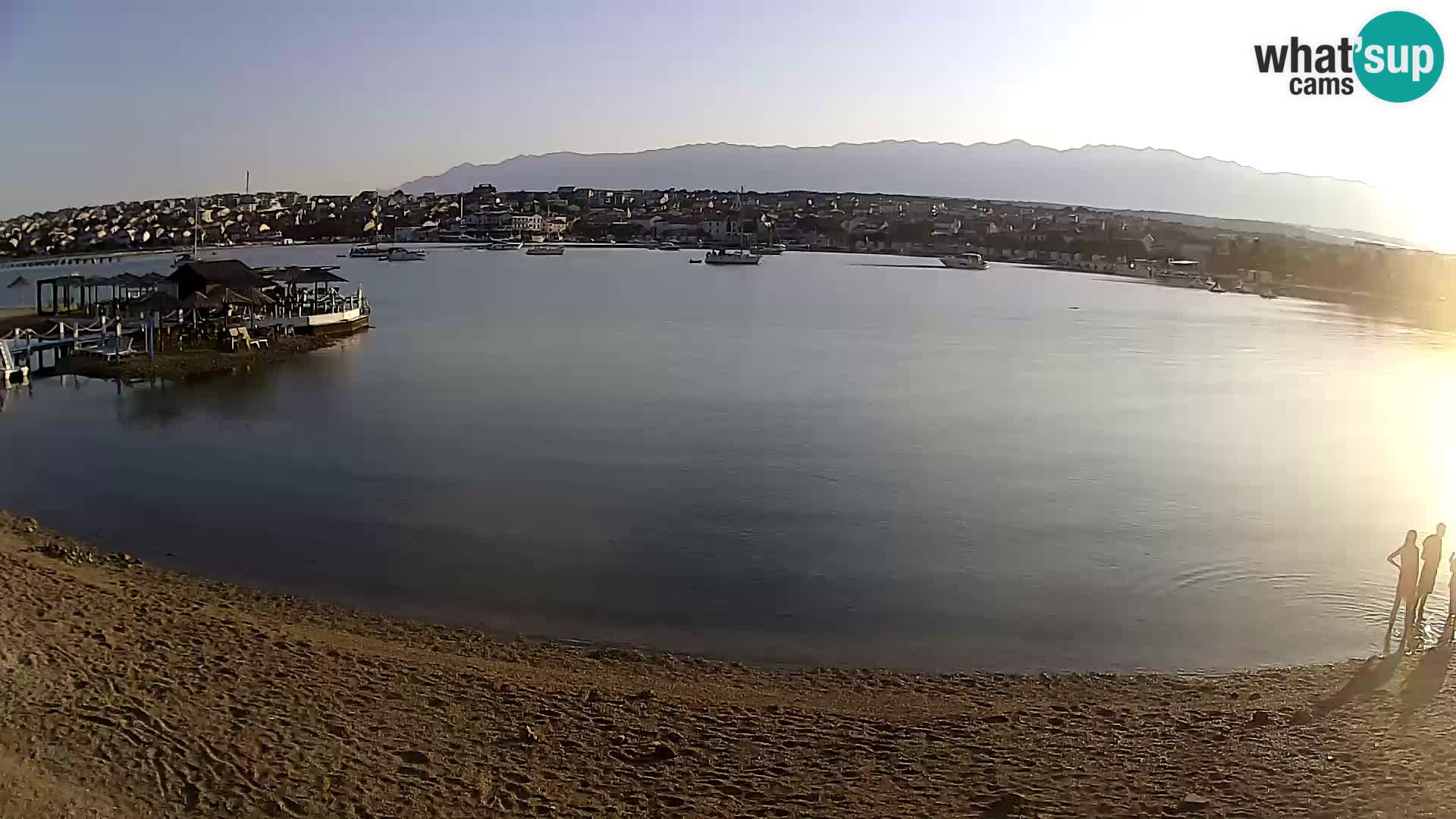 Novalja livecam – plage de la ville