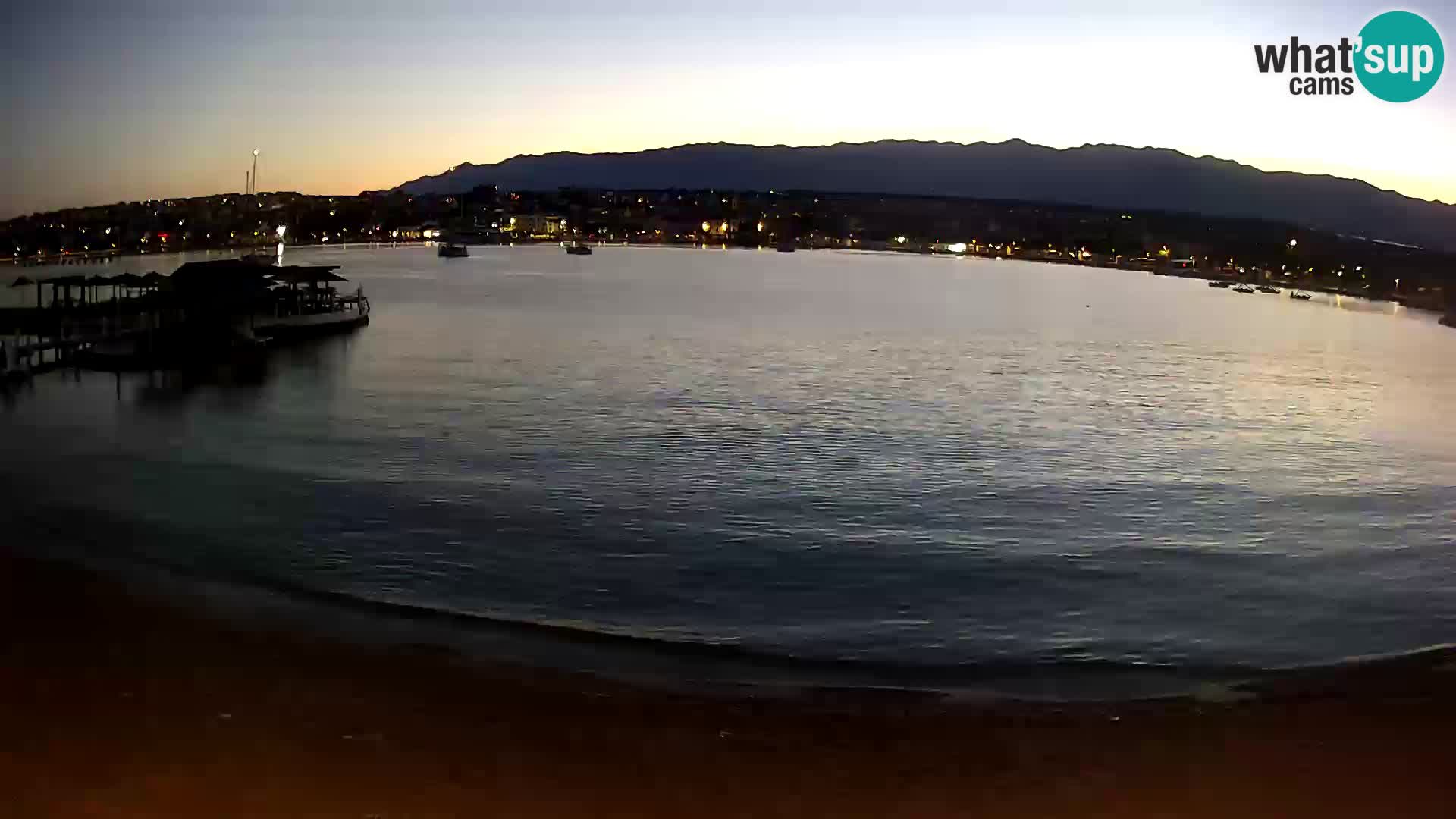 Live webcam Novalja – The Town beach
