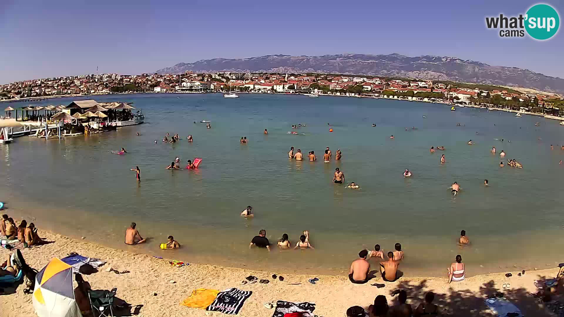 Webcam Novalja – Stadtstrand