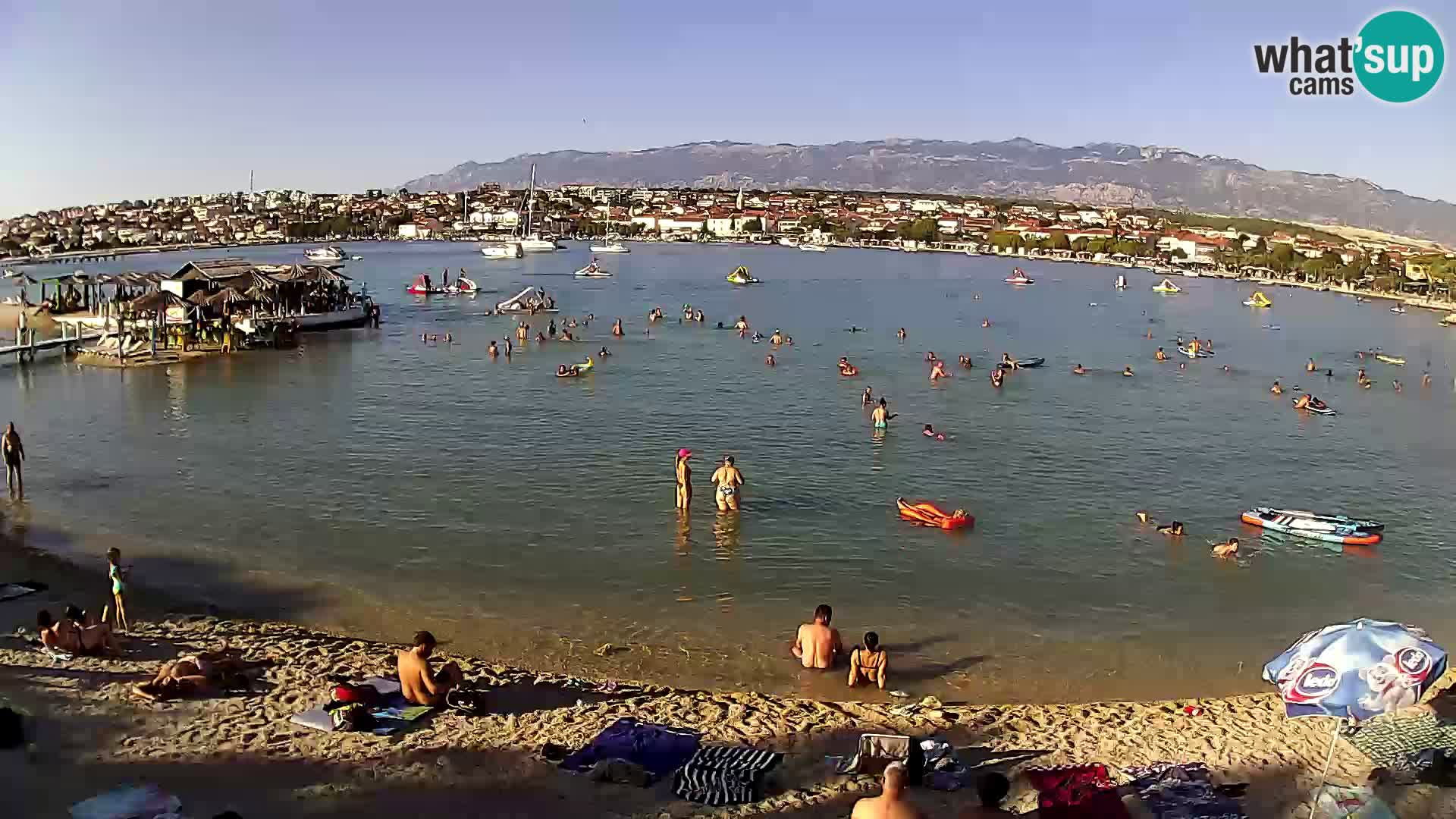 Novalja Kamera u živo – gradska plaža