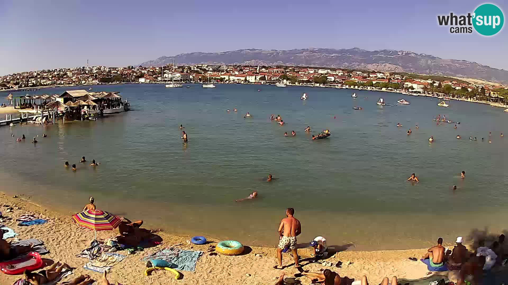 Novalja Kamera u živo – gradska plaža