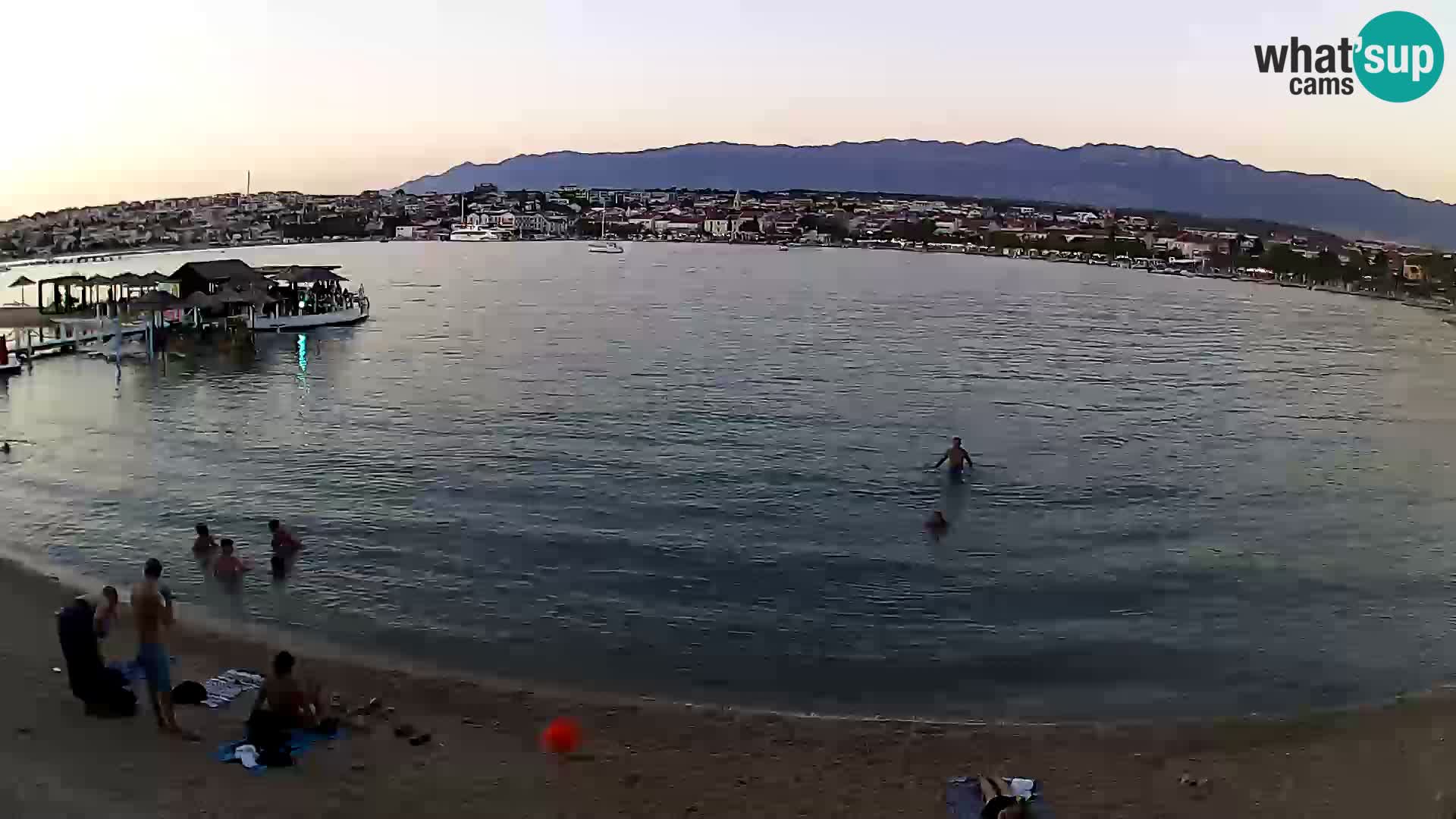 Live webcam Novalja – The Town beach