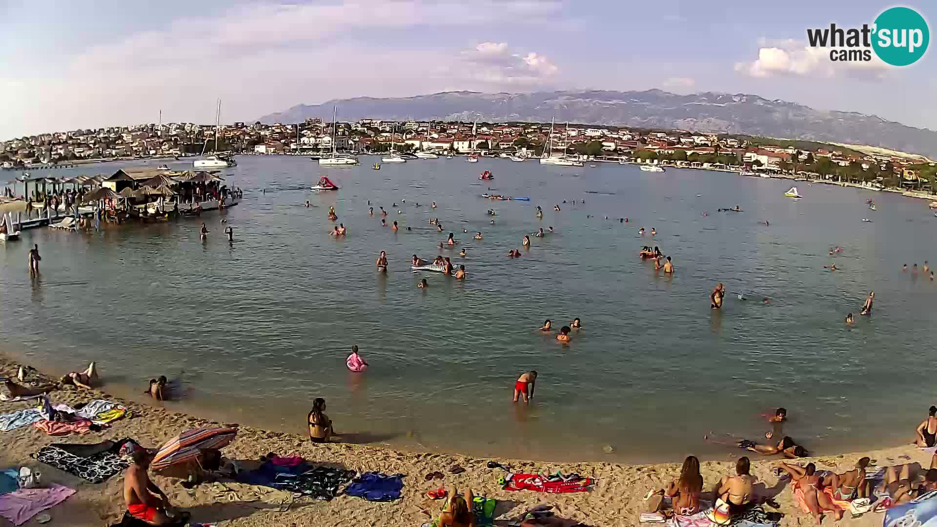 Novalja Kamera v živo – mestna plaža