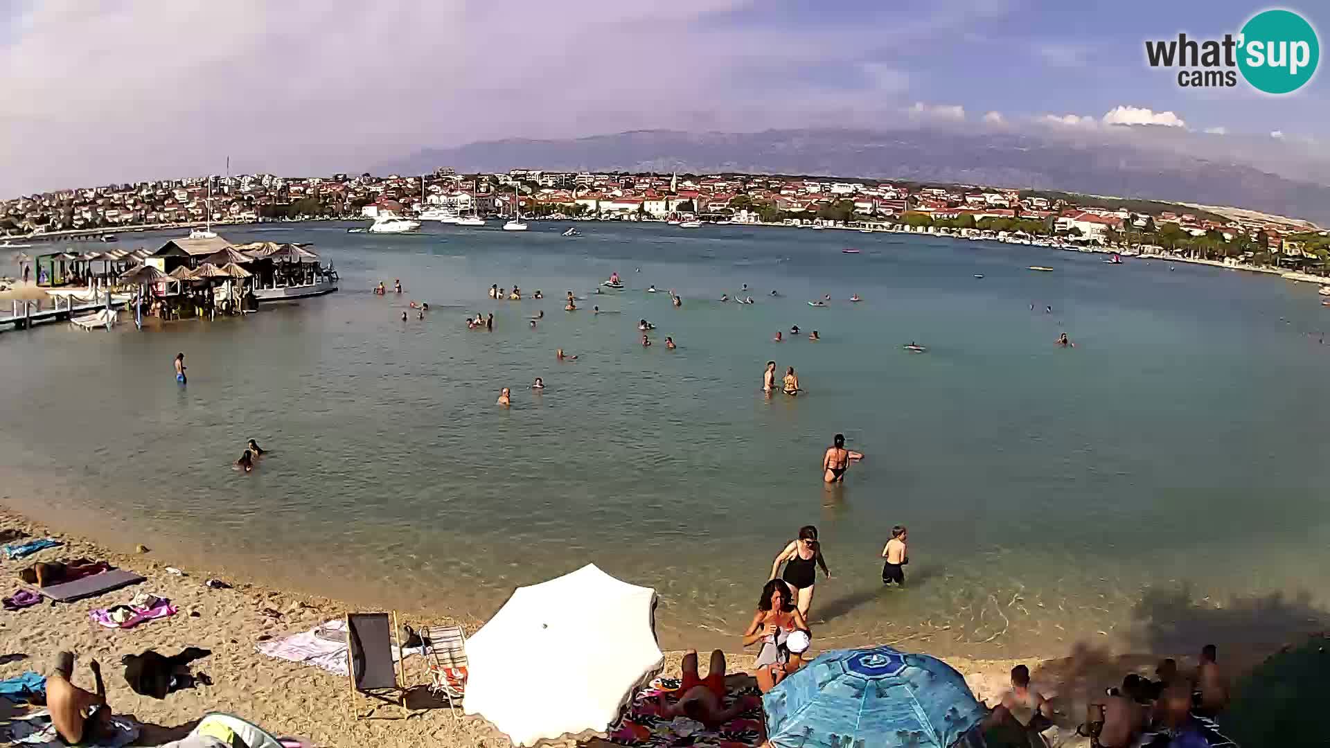 Live webcam Novalja – The Town beach