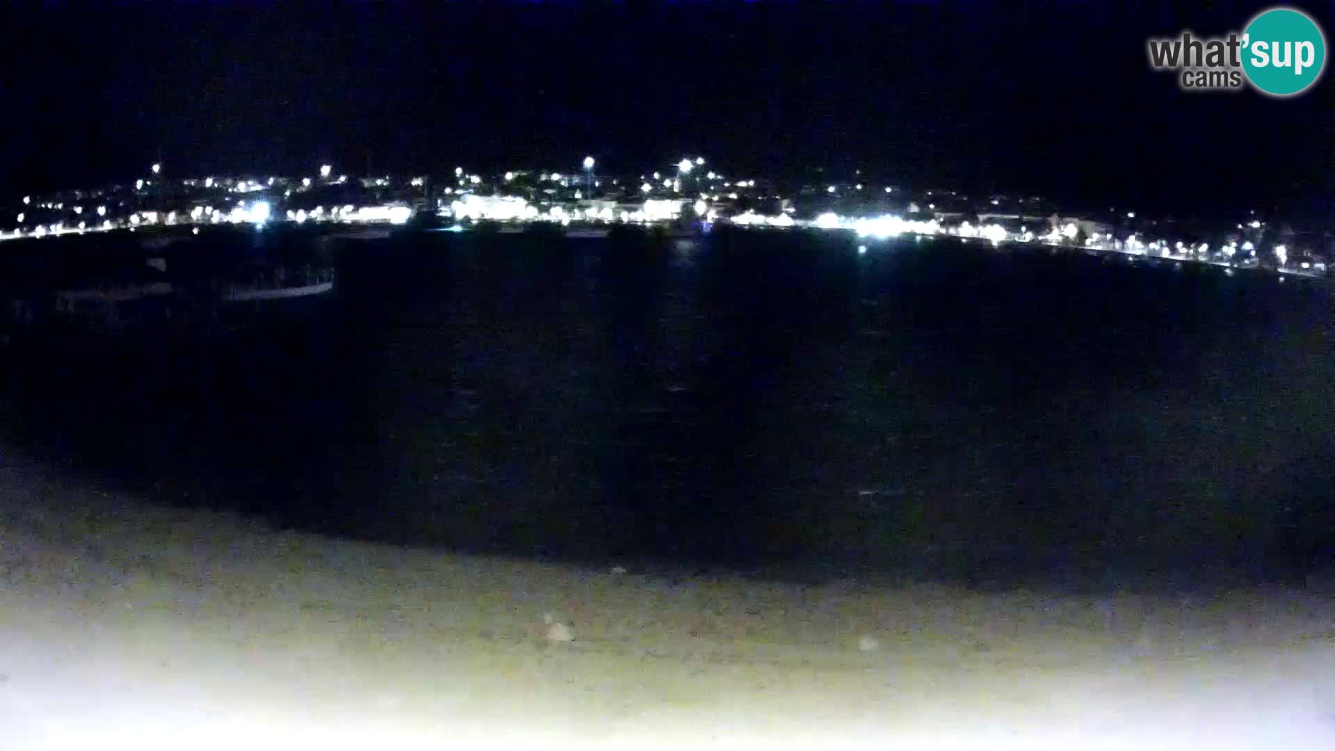 Novalja livecam – plage de la ville