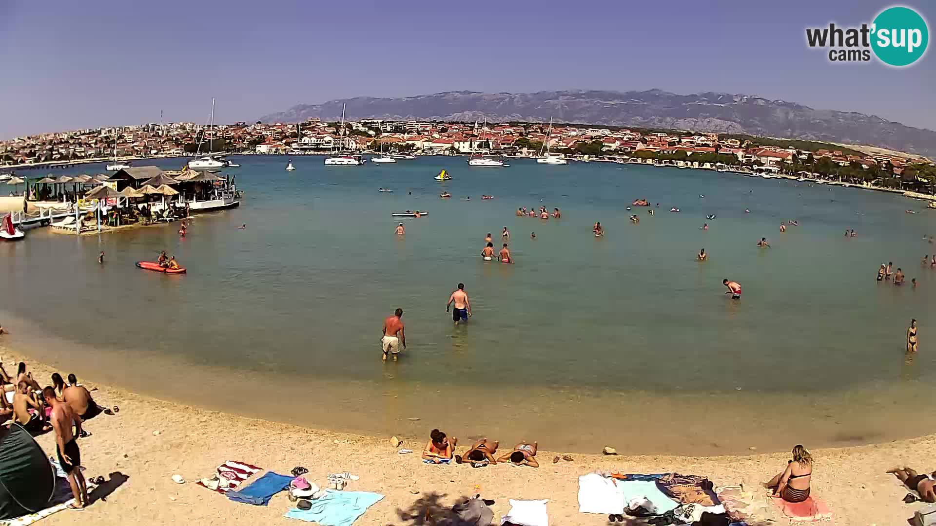 Novalja Kamera u živo – gradska plaža