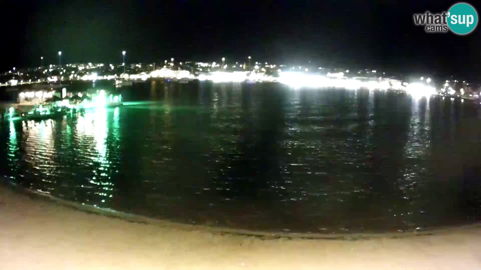 Novalja livecam – plage de la ville