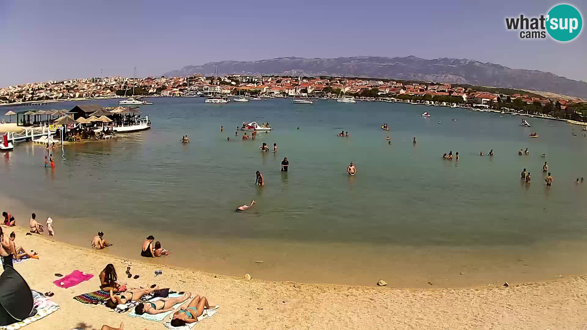 Novalja Kamera u živo – gradska plaža