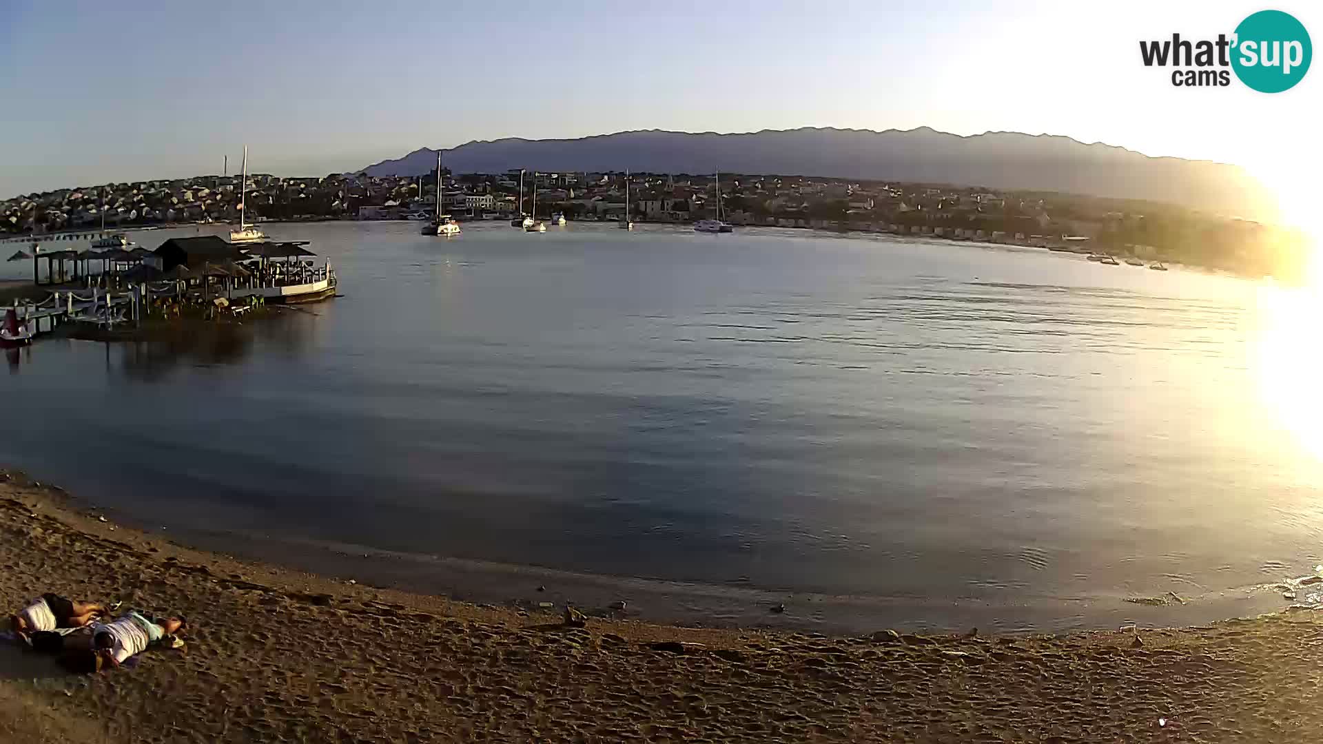 Novalja Kamera u živo – gradska plaža