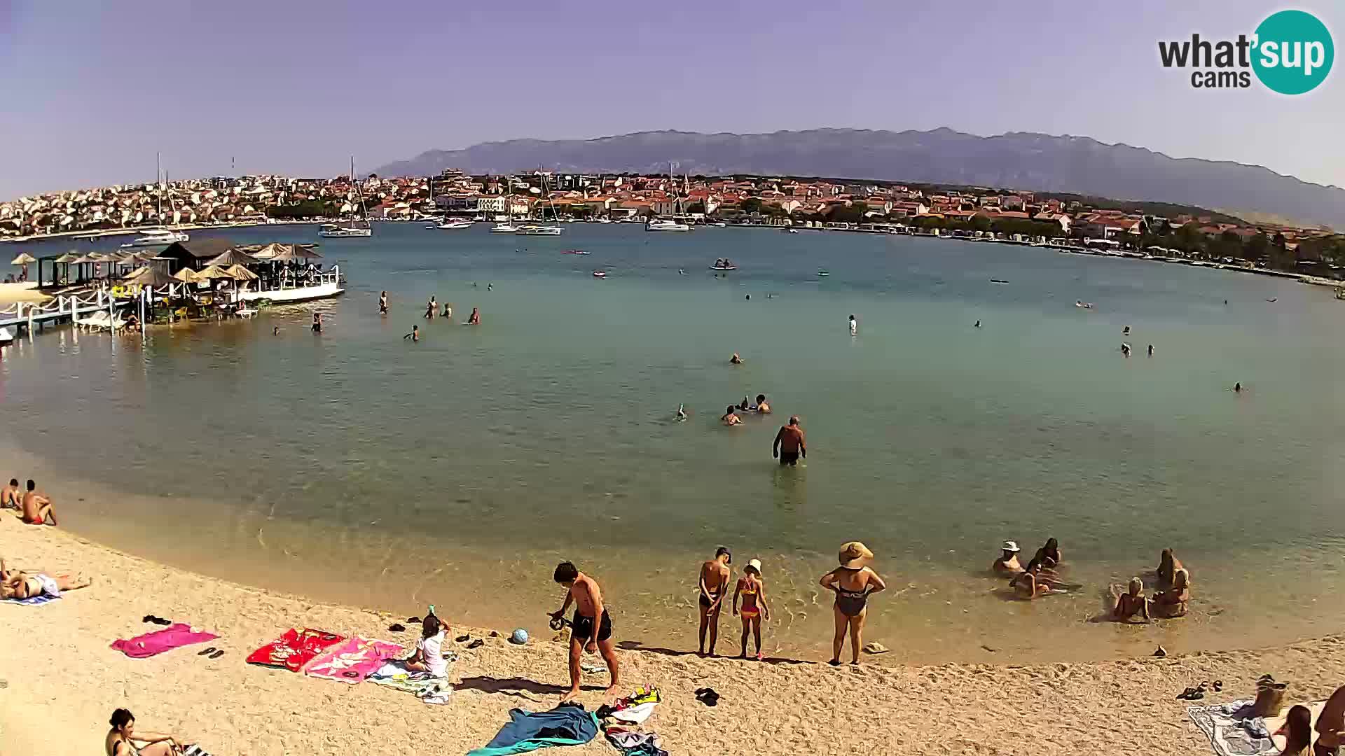 Novalja Kamera u živo – gradska plaža