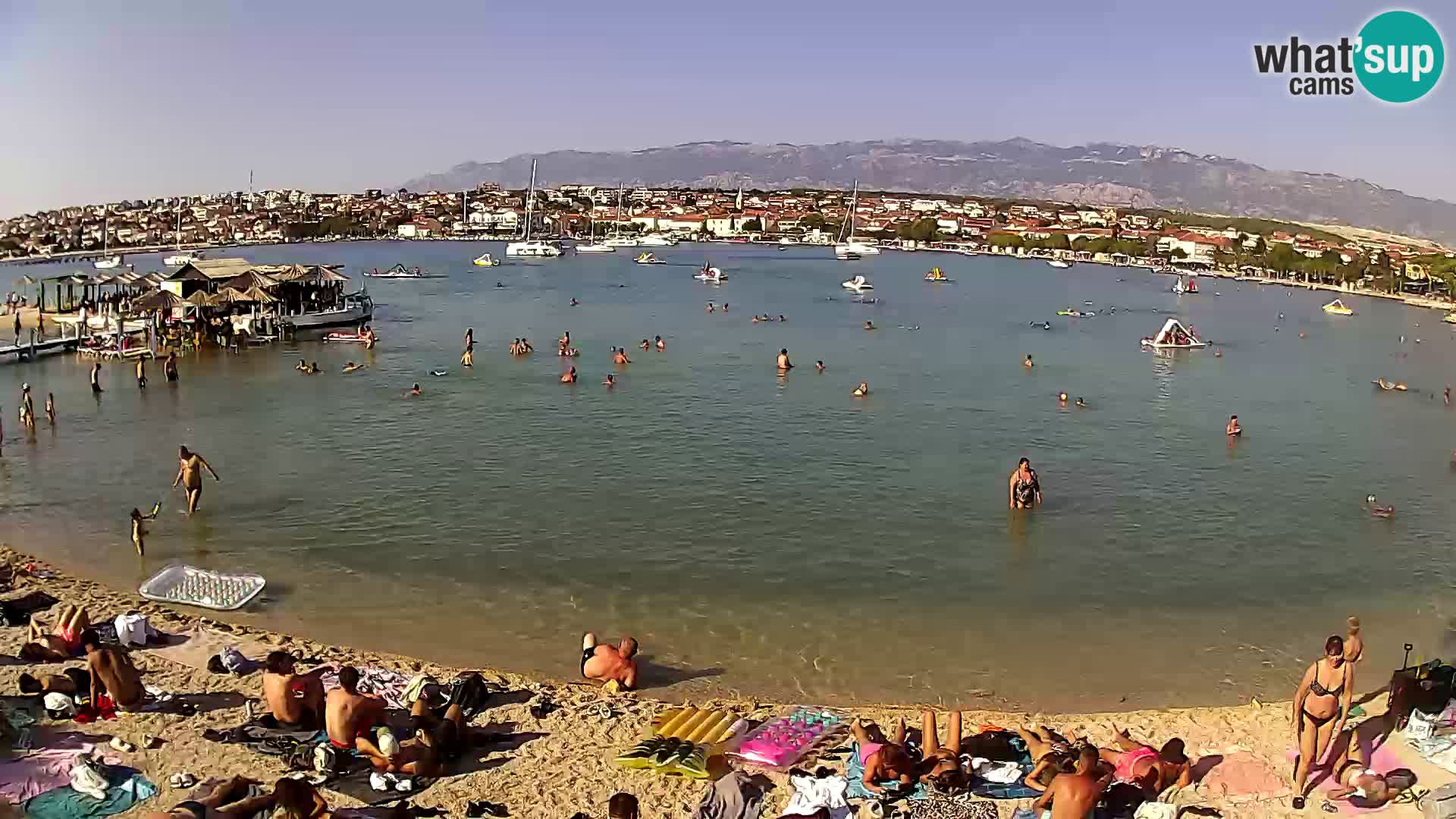 Live webcam Novalja – The Town beach