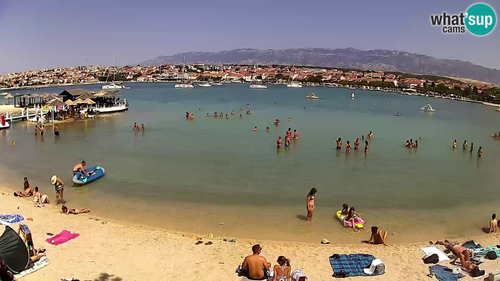 Novalja Kamera u živo – gradska plaža