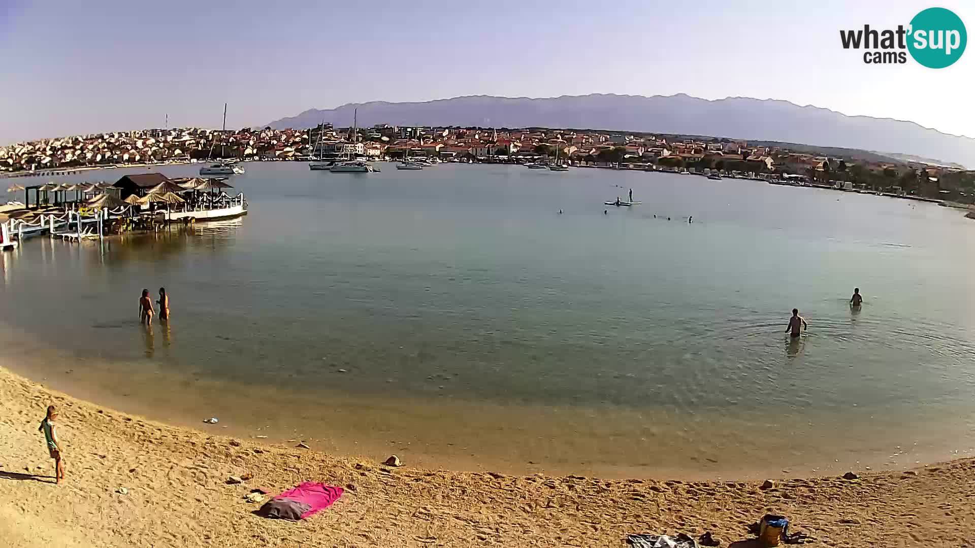 Novalja Kamera u živo – gradska plaža