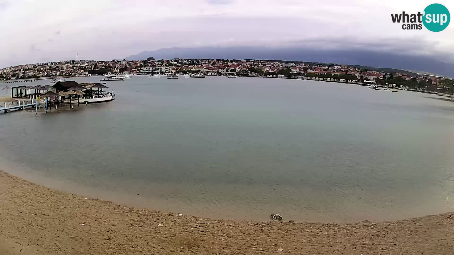 Novalja Kamera u živo – gradska plaža
