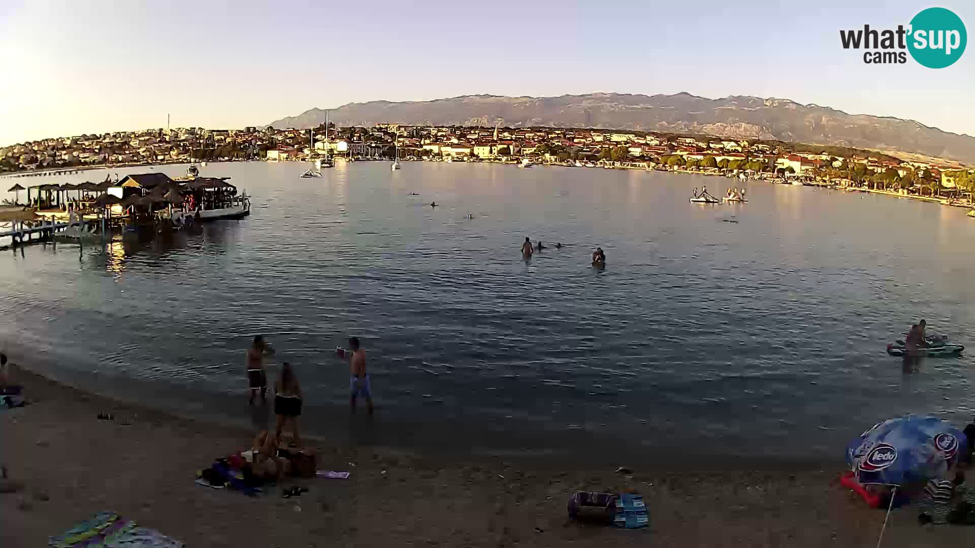 Novalja Kamera v živo – mestna plaža
