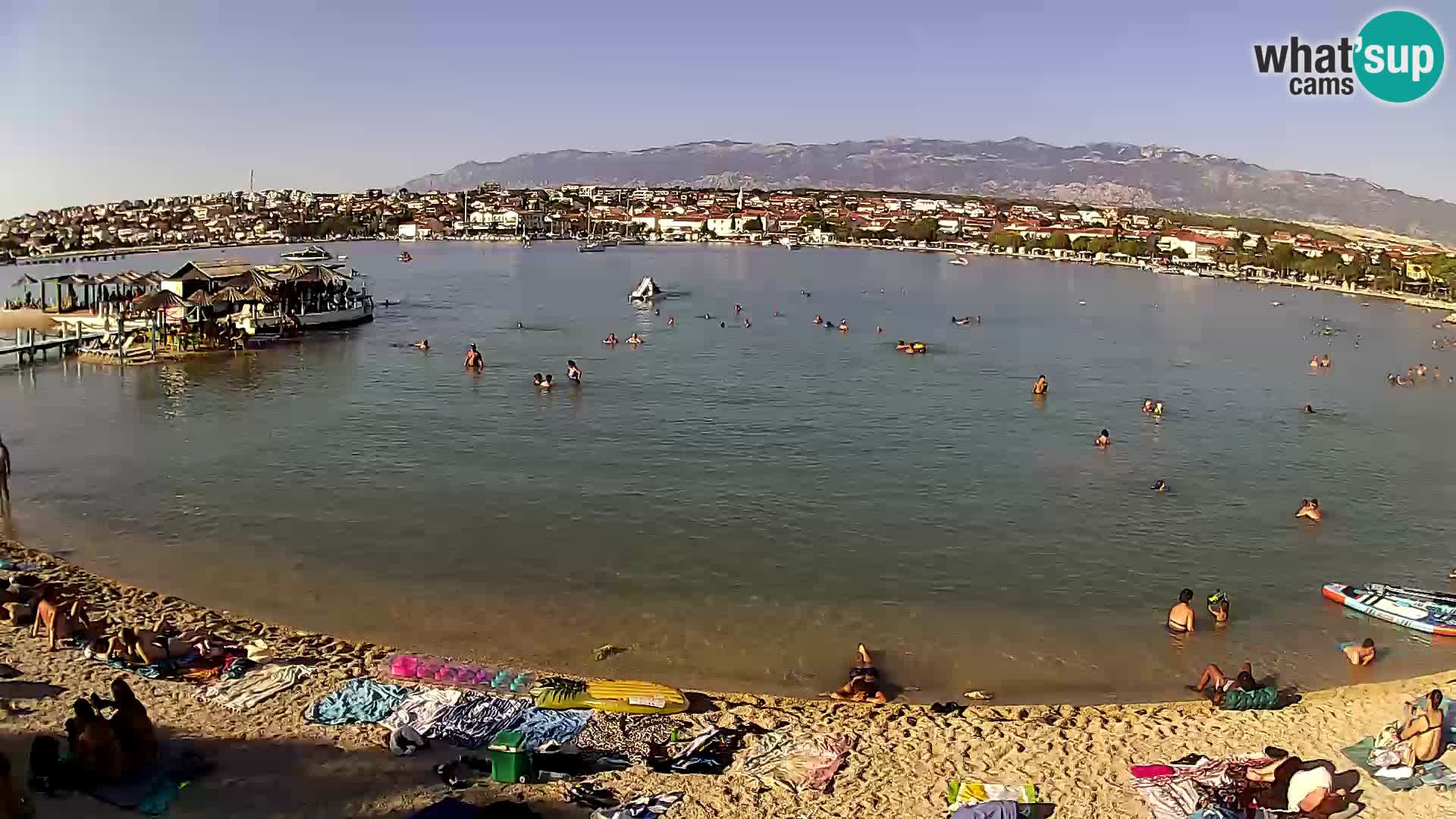 Novalja Kamera u živo – gradska plaža