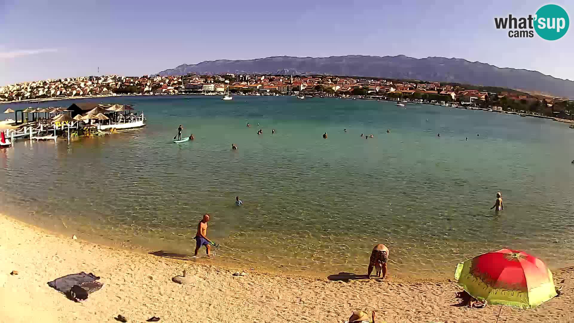 Novalja Kamera u živo – gradska plaža