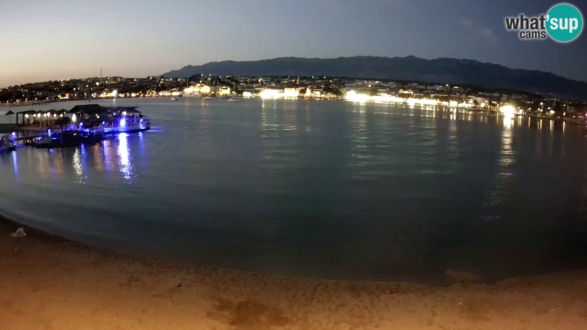 Novalja Kamera u živo – gradska plaža