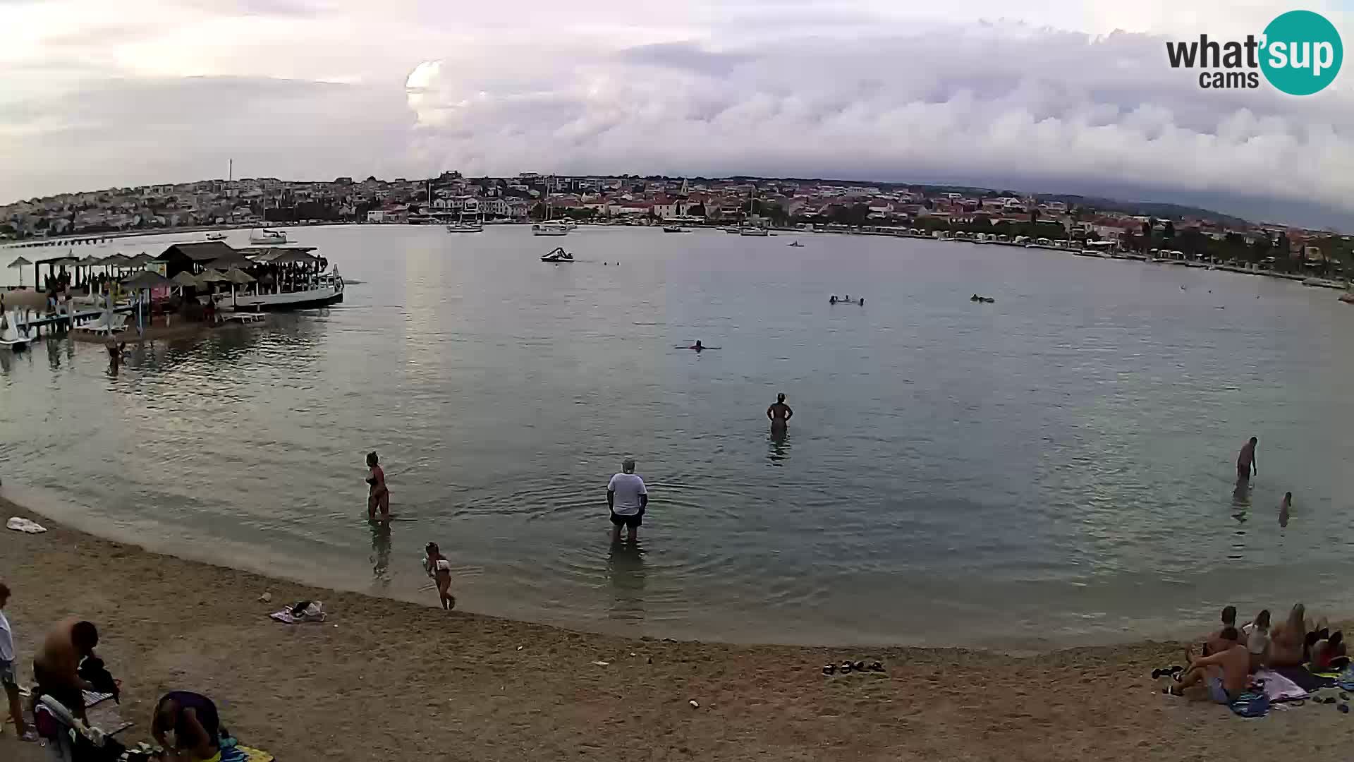 Novalja livecam – plage de la ville