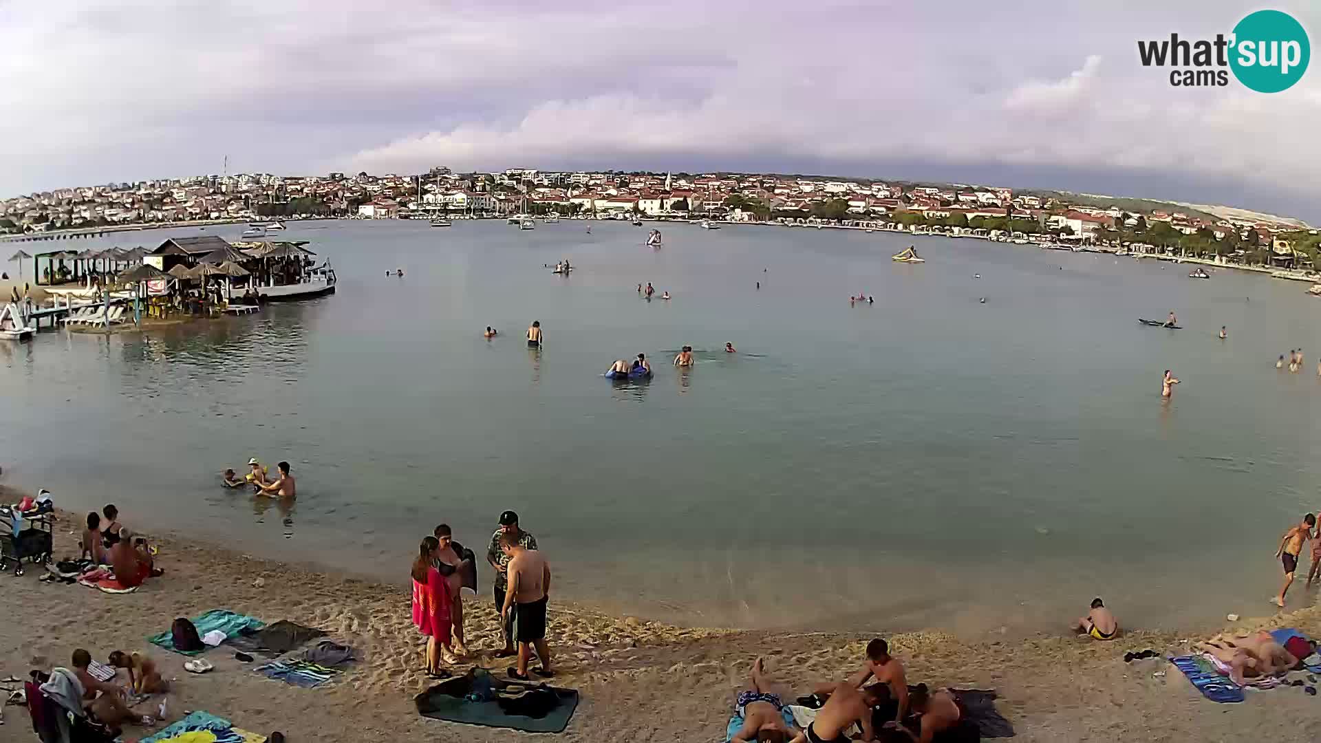 Novalja Kamera u živo – gradska plaža