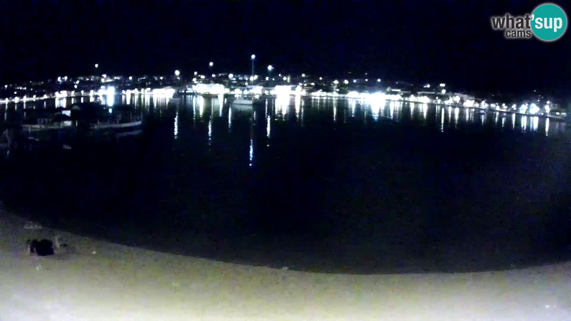 Novalja en vivo – playa de la ciudad